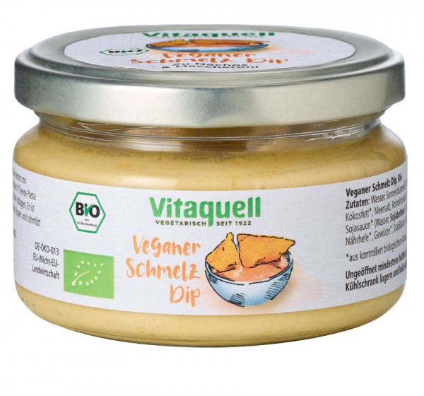 Organic Vegan Melt Dip (Vegan Cheese Alternative), 200 ml
