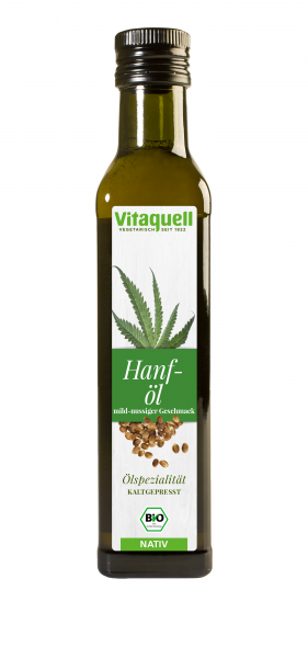 Hanf-Öl Bio kaltgepresst nativ 250 ml