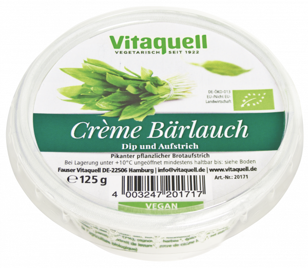 Organic Crème Wild Garlic, 125 g