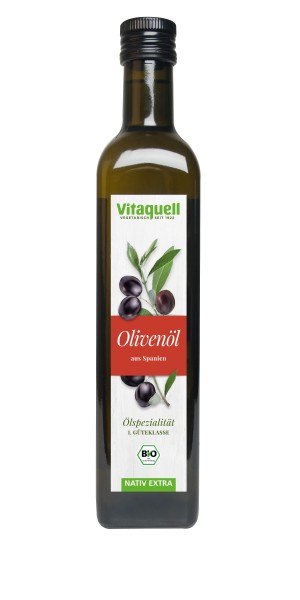 Vitaquell Olivenöl Spanien Bio nativ-extra 500 ml
