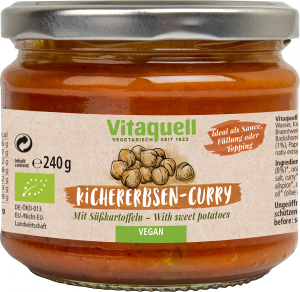 Vitaquell Chickpea Curry, 240 g