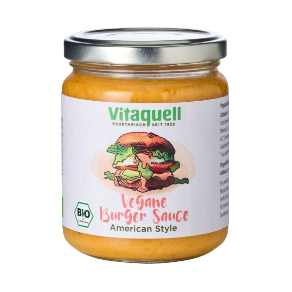 Organic Vegan Burger Sauce - American Style, 235 ml