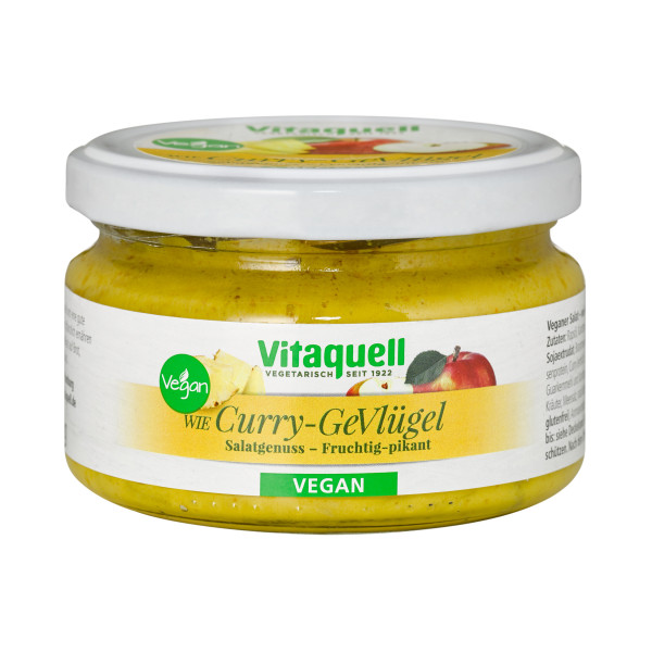 Curry-GeVlügel-Salat - vegan, fruchtig-pikant, 180 g
