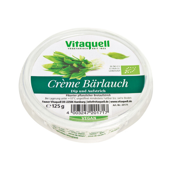 Organic Crème Wild Garlic, 125 g