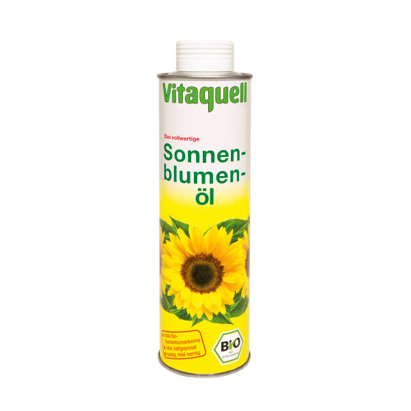 Sunflower oil vital organic seed, cold pressed, 375 ml