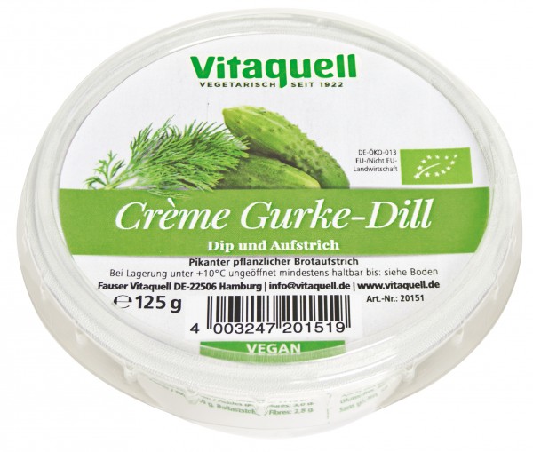 Crème Gurke-Dill, 125 g