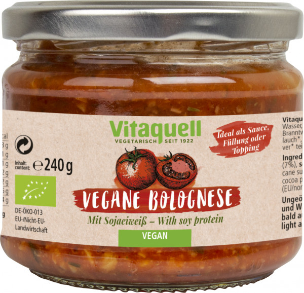 Vitaquell Vegan Bolognese, 240 g