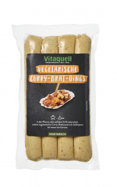 Vegetarische Curry-Brat-Dings, 4 x 80 g