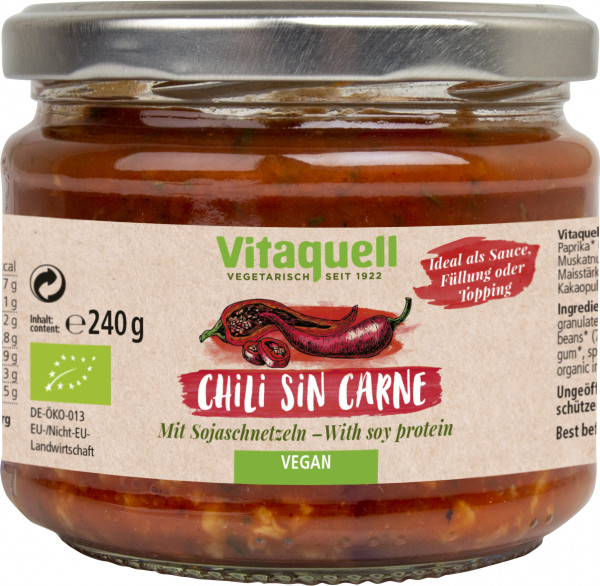 Vitaquell Chili sin Carne, 240 g
