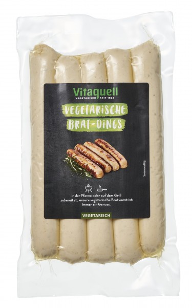 Vegetarian bratwurst 5 x 80 g
