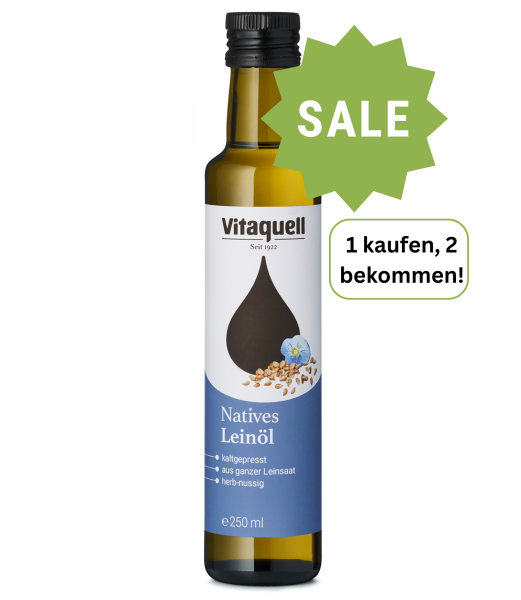 Linseed oil cold pressed, virgin 250 ml