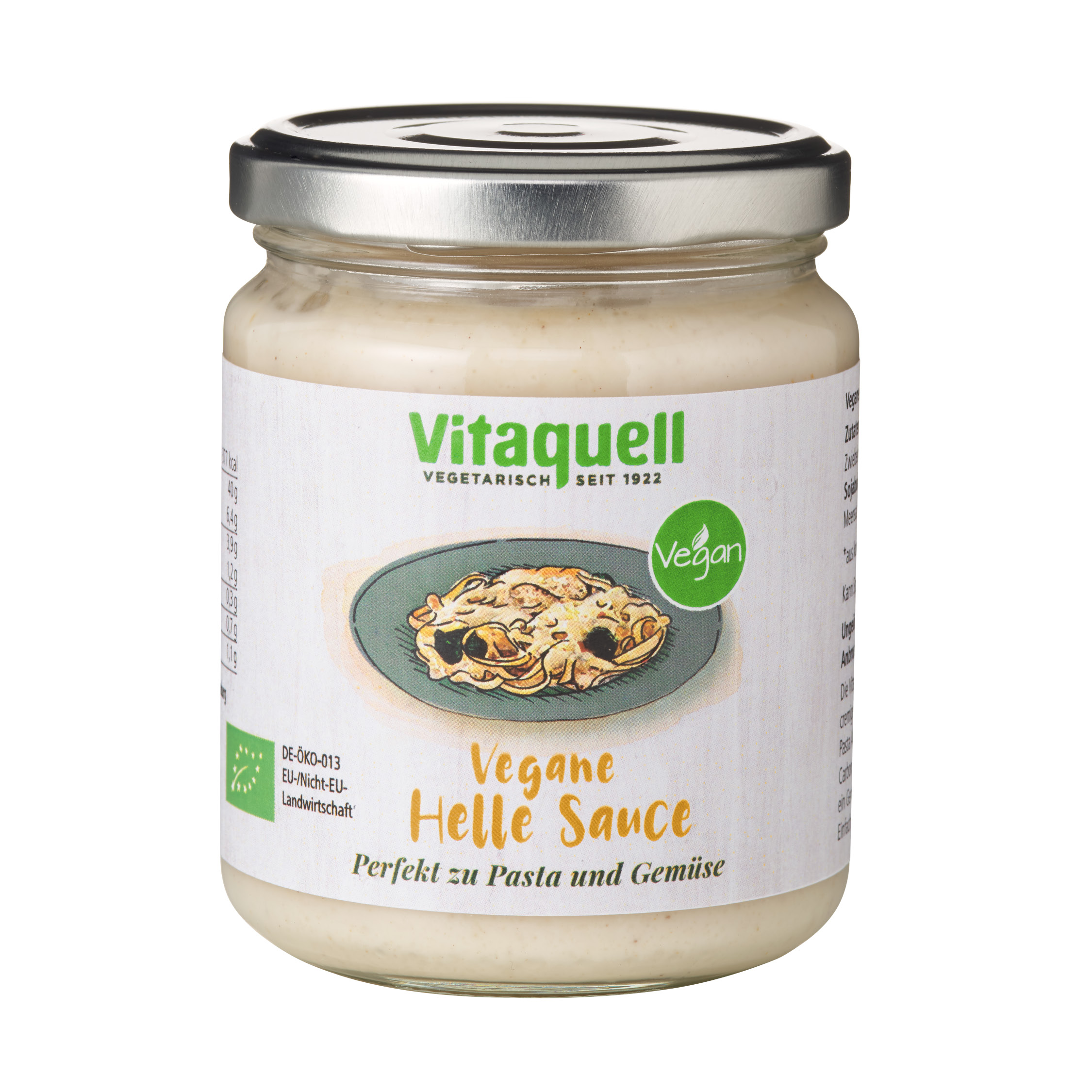 Vegane Helle Sauce von Vitaquell, 220 ml | Online bei Vitaquell kaufen |  Vitaquell Onlineshop