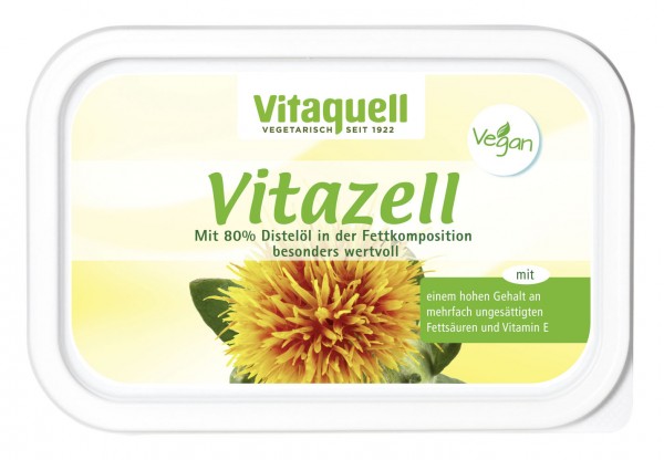 Vitazell Vegane Pflanzenmargarine im 250 g Becher