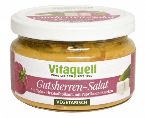 &#039;&#039;Gutsherren&#039;&#039; salad - Vegetarian snack salad - hearty spicy, 200 g